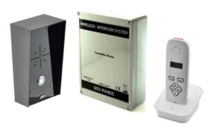 1 Way Wireless Audio Kit With Black Hooded Panel - Keypad Optional