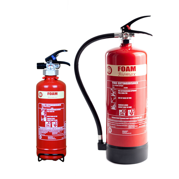 2 or 6 Litre Biomax Foam Fire Extinguisher - Discount Fire Supplies