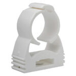 25mm or 3/4 Inch White Aspirating Pipe Clip