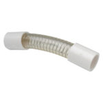 30 or 100cm Flexible Connector 25mm White Aspirating Pipe Fitting