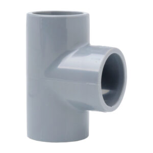 90 Degree Tee 27mm or 3/4 Inch Grey Aspirating Pipe Fitting
