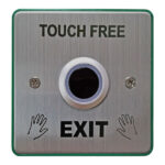 CQR Touch Free Exit Button with Back Box