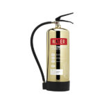 Contempo 6 Litre Water Polished Gold Fire Extinguisher