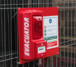 Evacuator Mounting Board With Fire Action Notice