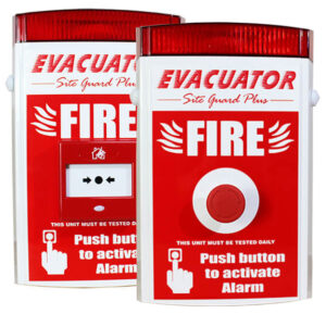 Evacuator Site Guard Plus Alarm With Push Button or Break Glass Activation