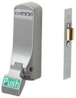Exidor 306 Single Door Push Pad Mortice Latch Actuator With Euro Cylinder Mortice Night Latch