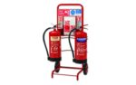 Extinguisher Trolley with Backboard