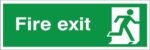Fire Exit Sign (Running Man Right)