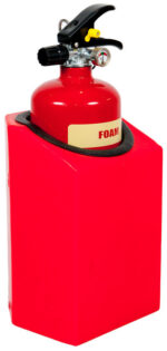 Firecaddy Flush or Corner Mounted Small Extinguisher Holder