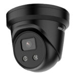 HikVision 4K 2.8mm AcuSense Strobe Light and Audible Warning Fixed Turret Network Camera in Black