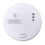 Hispec Mains Carbon Monoxide Detector With Interconnect & 9V Battery