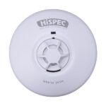 Hispec Mains Heat Detector With Interconnect & 9V Battery