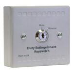Kentec Main / Reserve Duty Extinguishant Key Switch Unit
