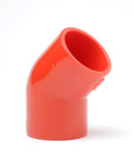 Plain Red ABS 3/4" (27mm) 45 Degree Elbow