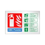 Prestige ABC Powder Extinguisher Sign