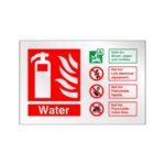 Prestige Water Extinguisher Sign