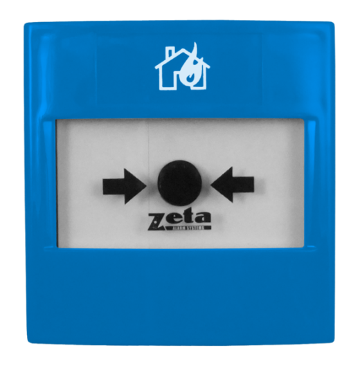 Zeta Gas Abort Blue Manual Call Point